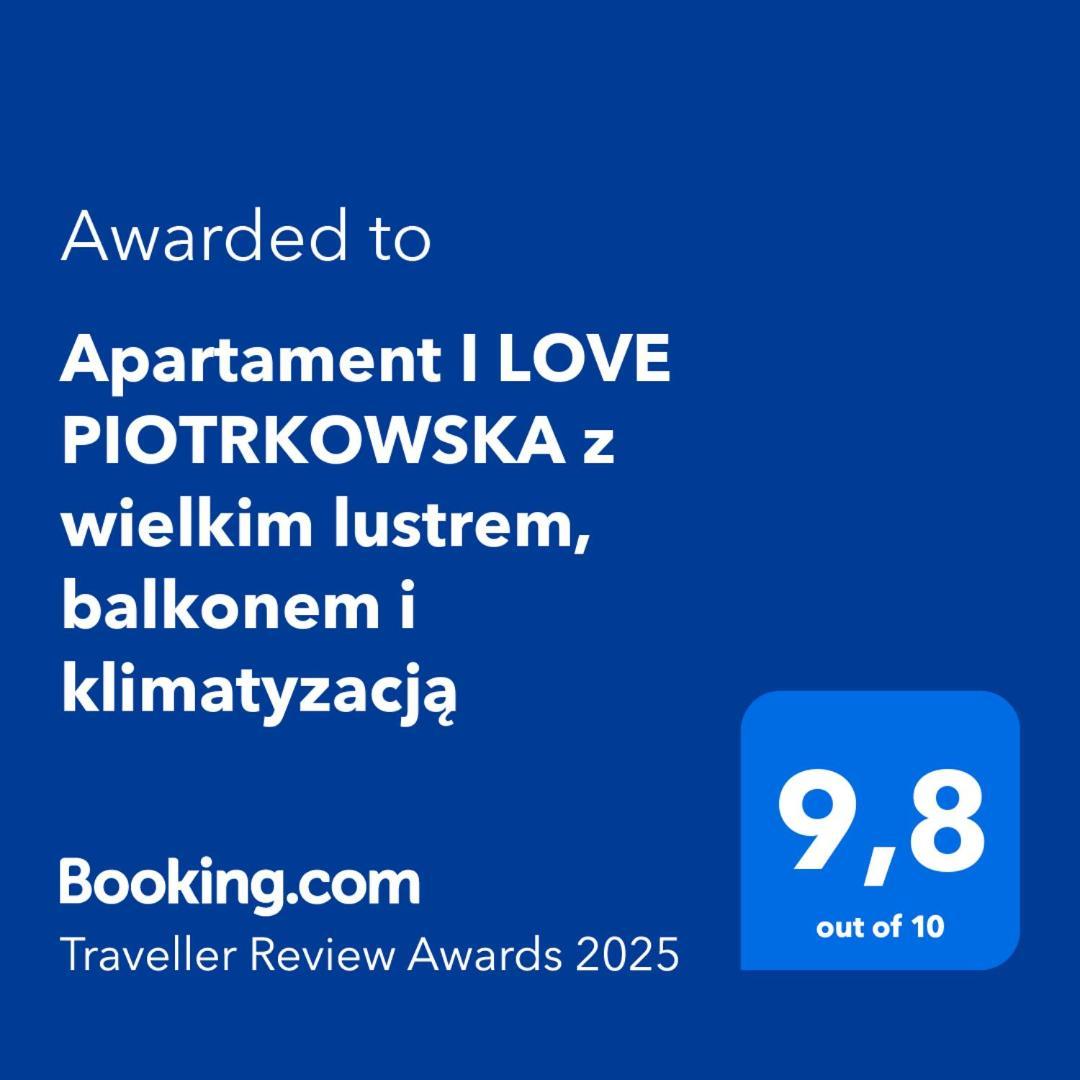 Apartament I Love Piotrkowska Z Wielkim Lustrem, Balkonem I Klimatyzacja 우치 외부 사진